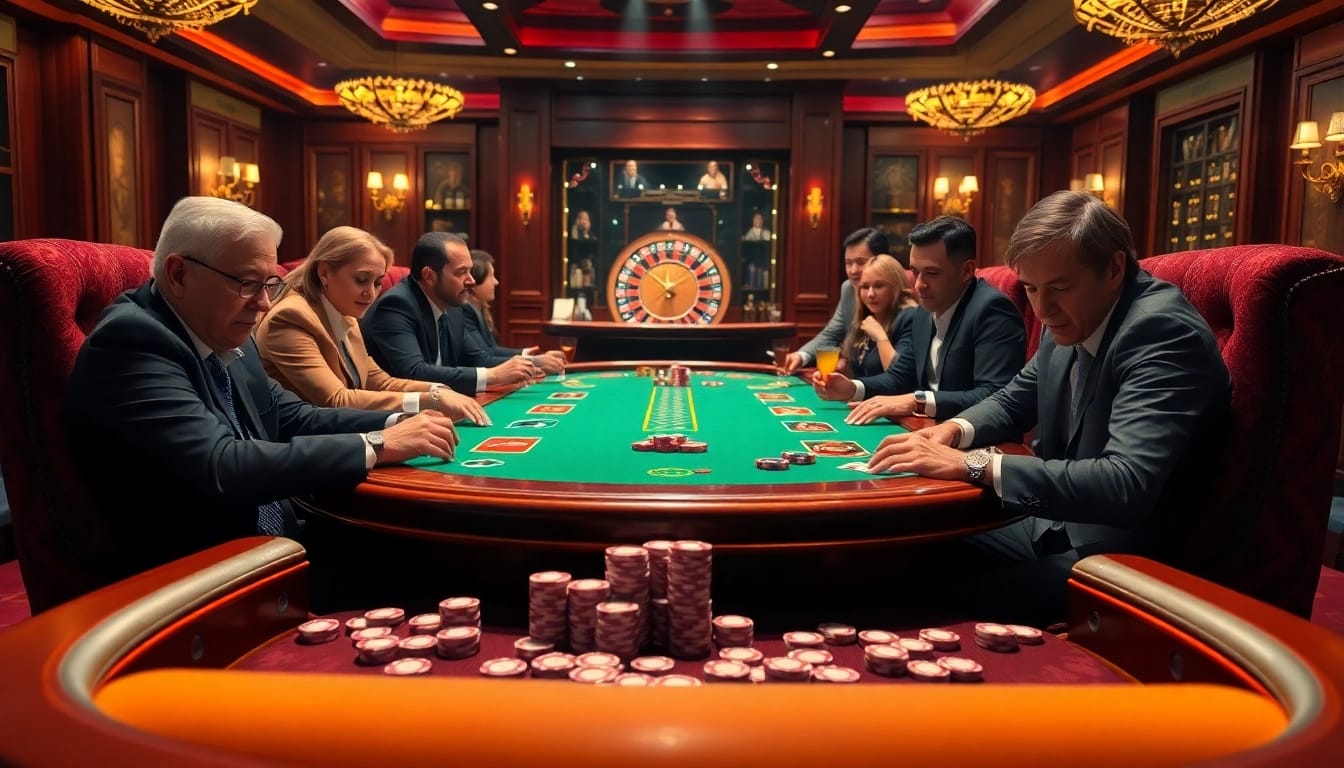 Experience the thrill of high-stakes poker at luongsontv with luxurious settings and immersive gameplay features.