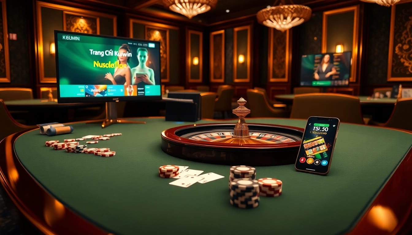 Experience thrilling online betting on Trang Chủ Kuwin with an inviting casino atmosphere.