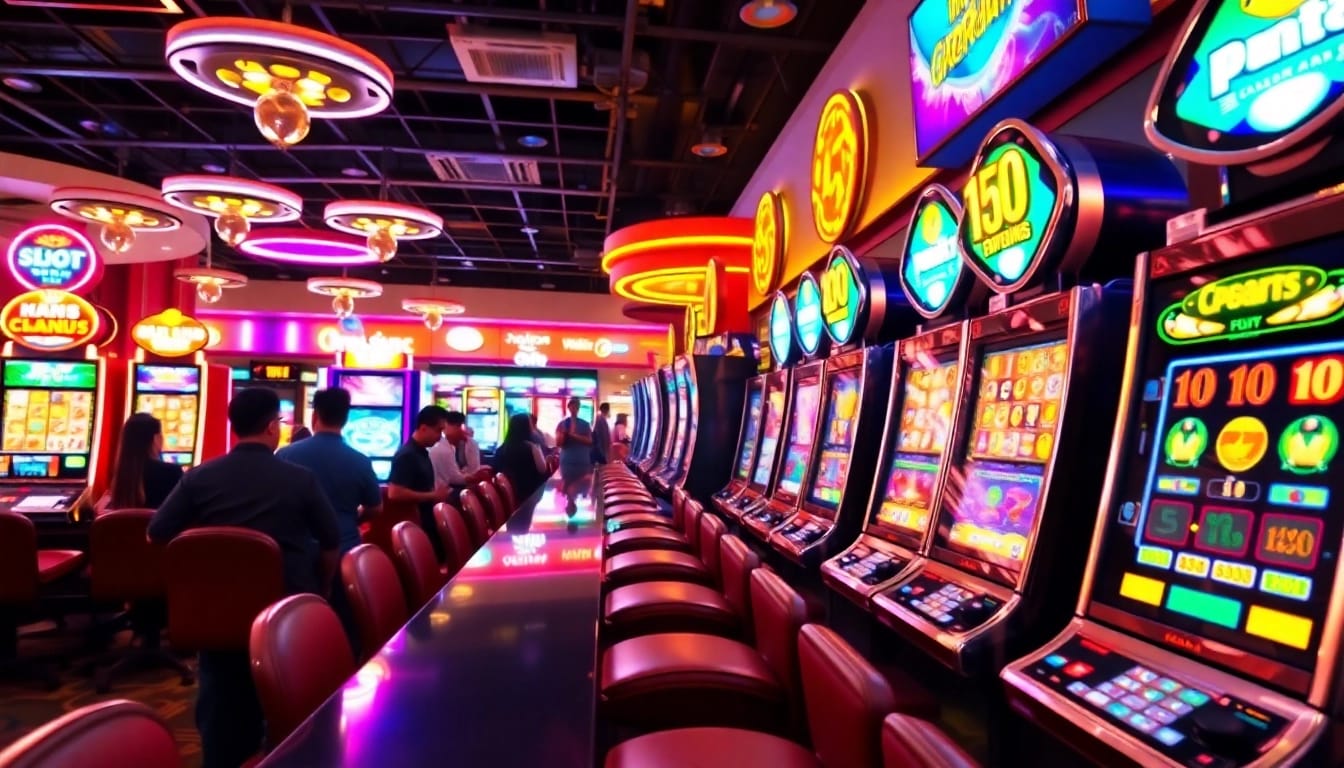 Menangkan permainan slot bet kecil dengan taruhan mulai dari 50 rupiah di meja kasino.