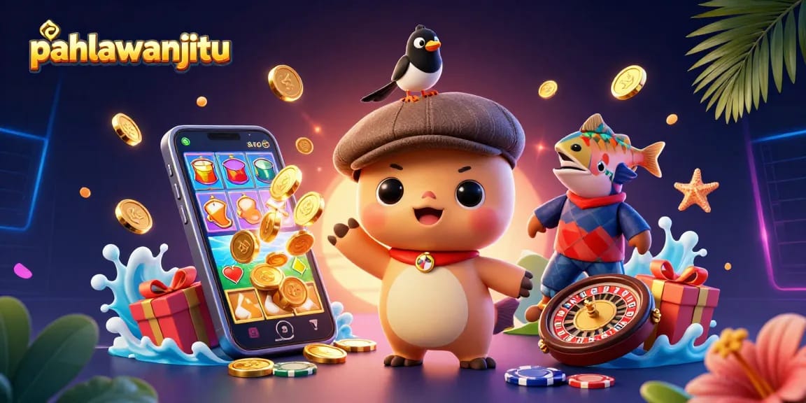 Pahlawanjitu brings excitement to the gaming scene with a playful Loch Ness monster and gold coins.