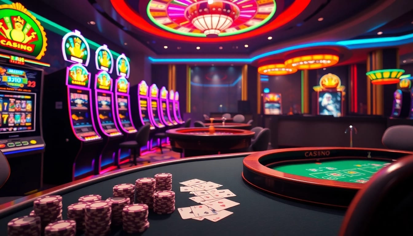 Experience thrilling gambling action at https://l444.art/ with vibrant slot machines and professional casino tables.