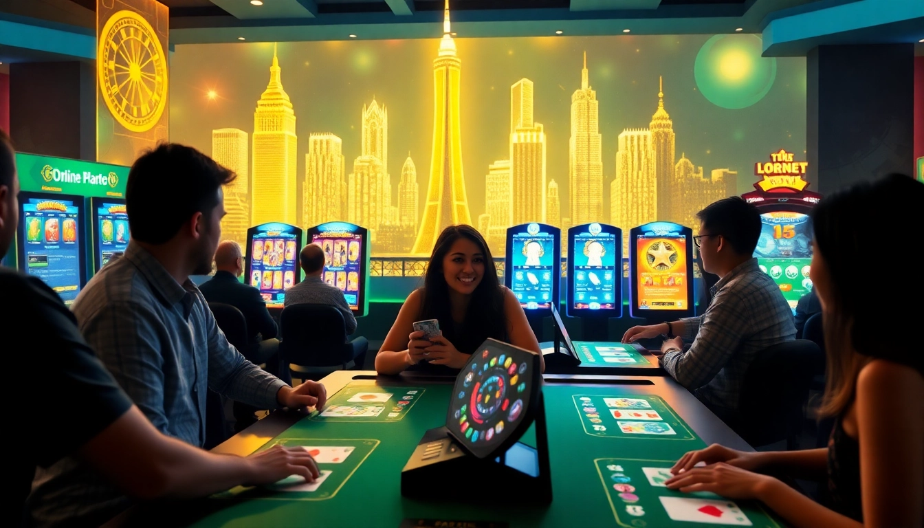 Experience the thrills of Online casino Uk through an engaging virtual gaming scene.