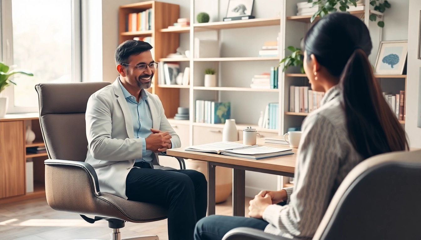 Meet a certified psychiatrist India in a welcoming consultation room, promoting mental health and support.