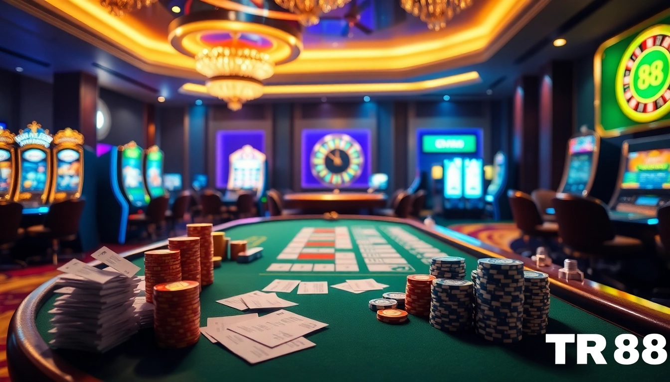 Experience the excitement of TR88 with vibrant casino games and thrilling betting action.