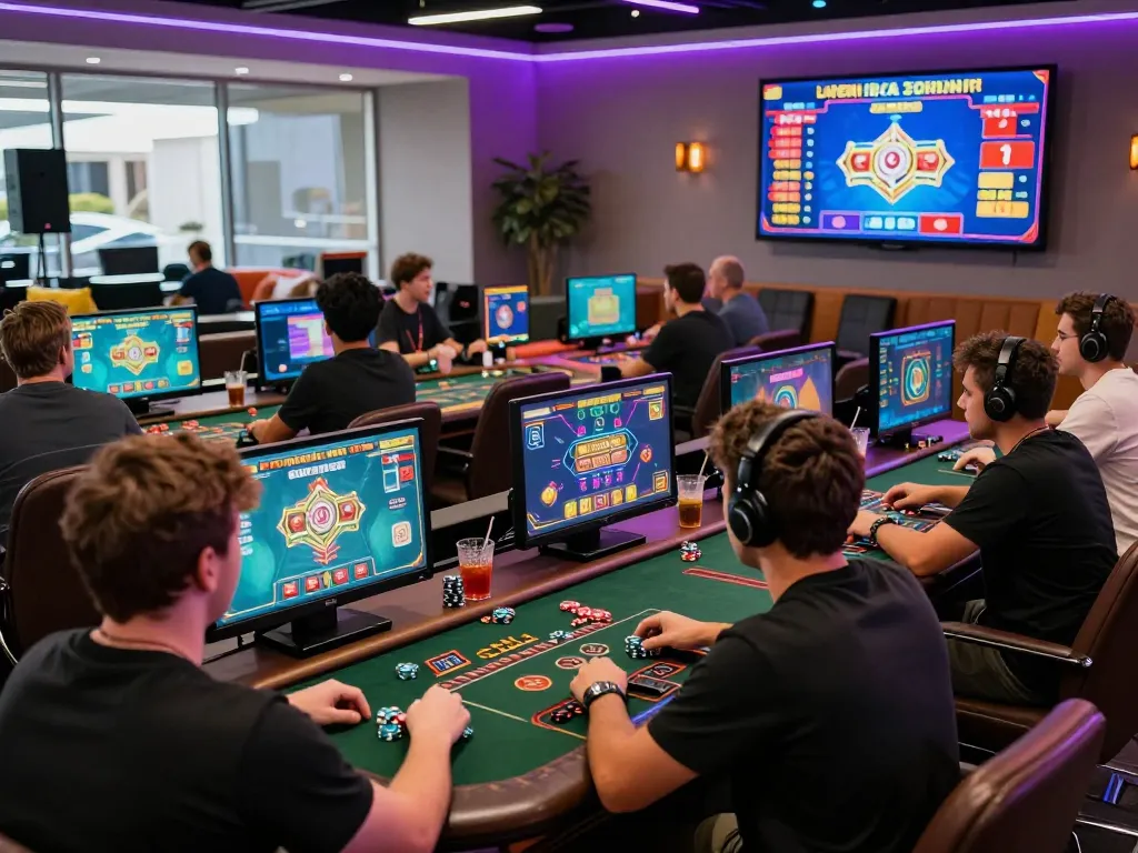 Live casino gaming at https://bong99.pro/ showcasing players excitement and vibrant atmosphere