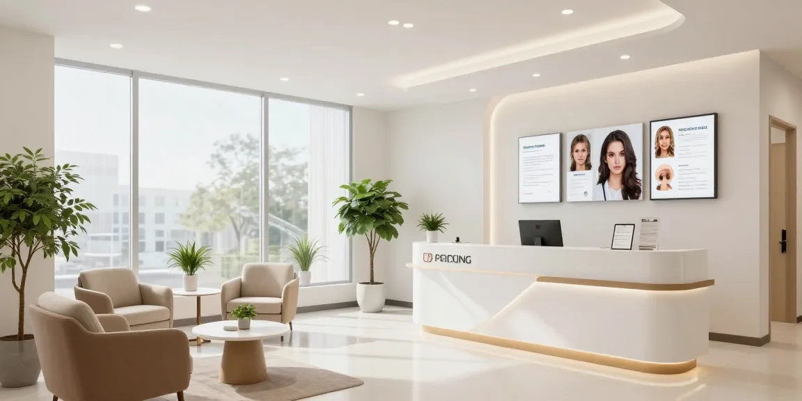 Hair transplant istanbul clinic reception area showcasing quality medical services and patient care in a professional setting.