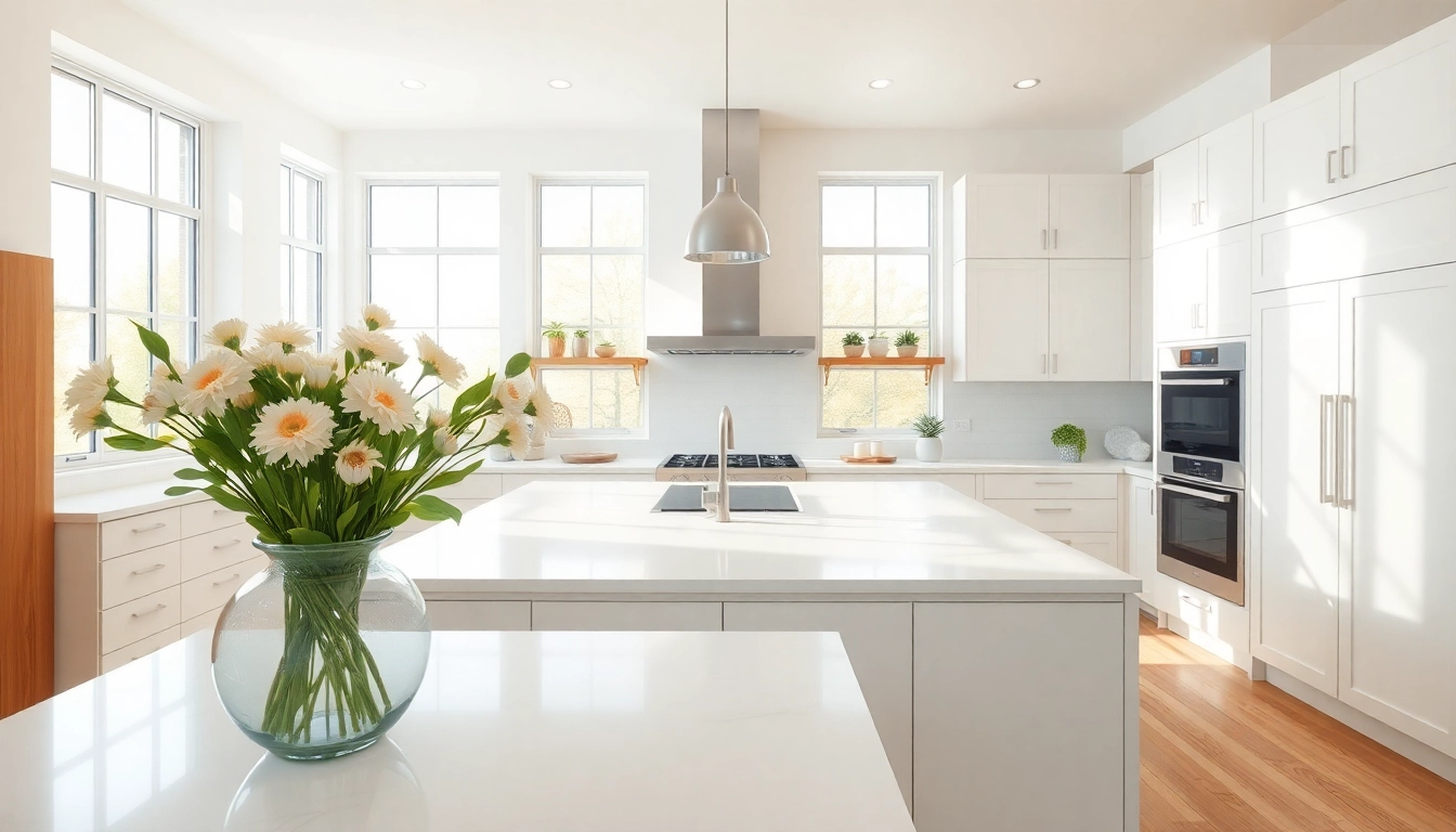 Enhance your cooking space with a modern design from https://merithome.co.uk featuring bright lighting and stylish decor.