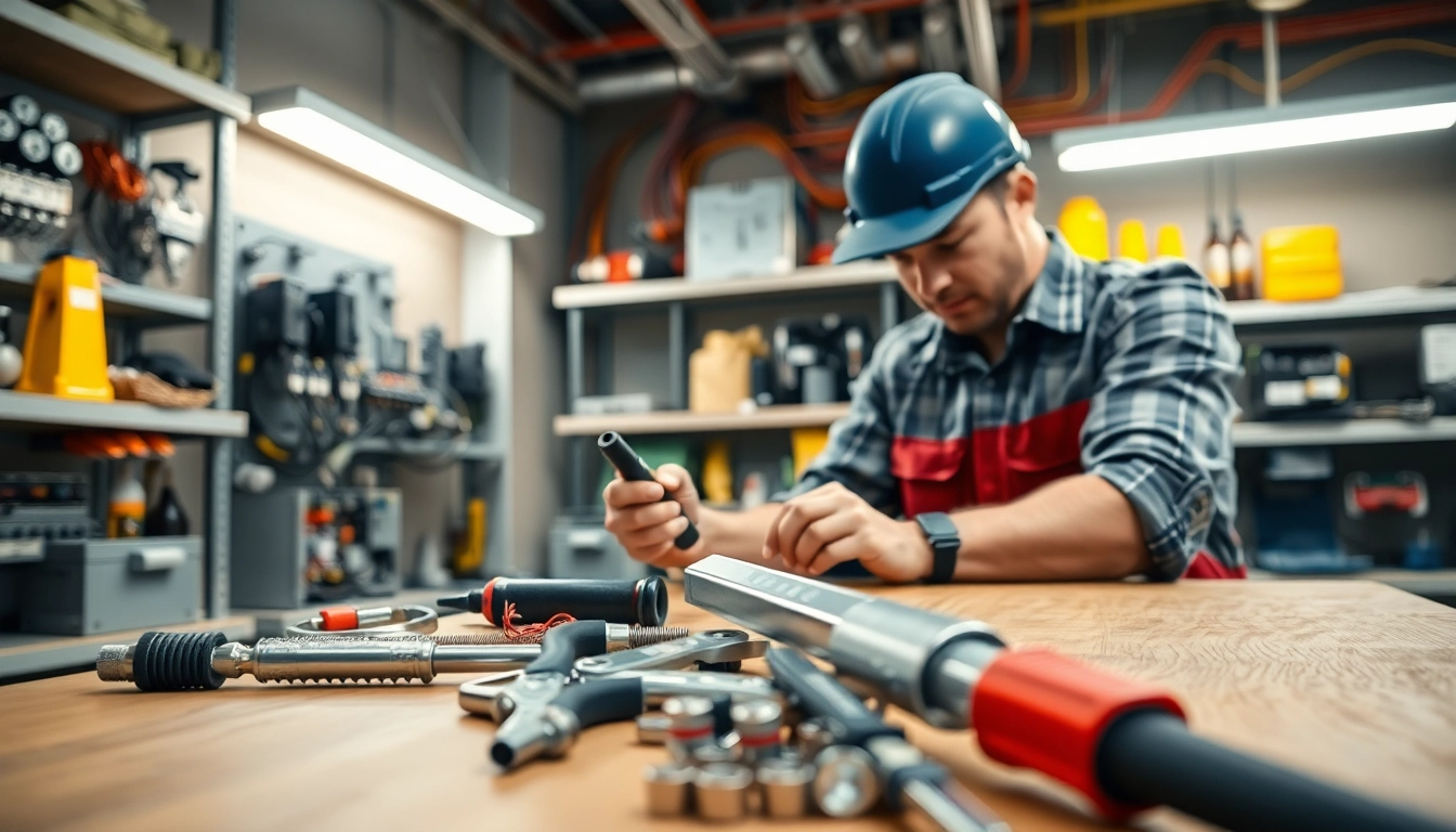 Electrician conducting vital electrical maintenance with precision and safety.