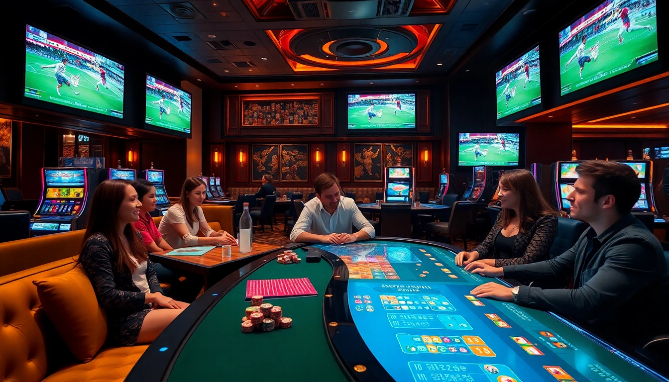 Experience thrilling sports betting excitement at https://vaoluoitv.it.com in a luxurious casino setting.