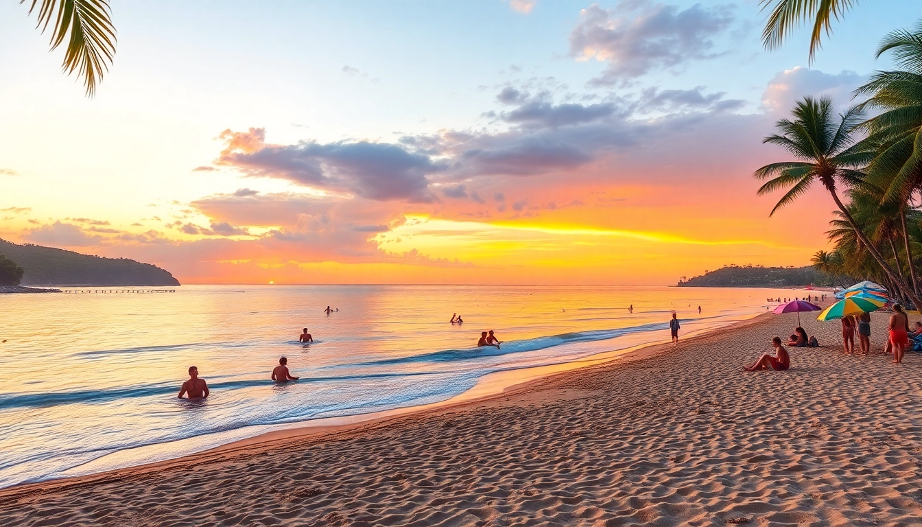 Experimente a beleza serena da Praia de Paripueira ao pôr do sol, com cores vibrantes e águas tranquilas.