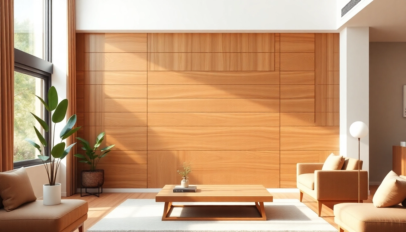 Showcasing a beautifully designed panel slat wall enhancing a modern living room.