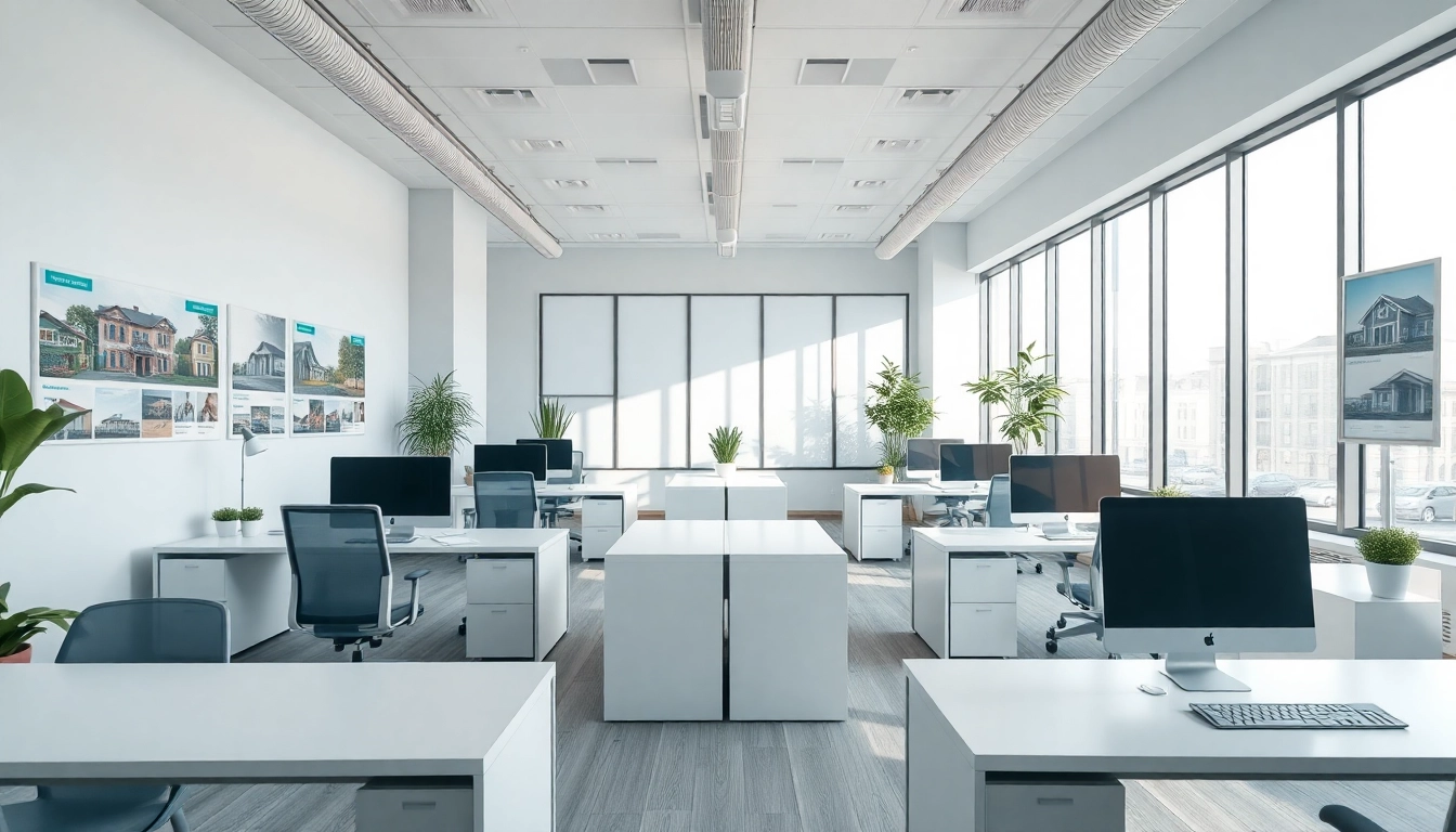 Assist clients in navigating Real Estate with a welcoming office space that promotes collaboration.