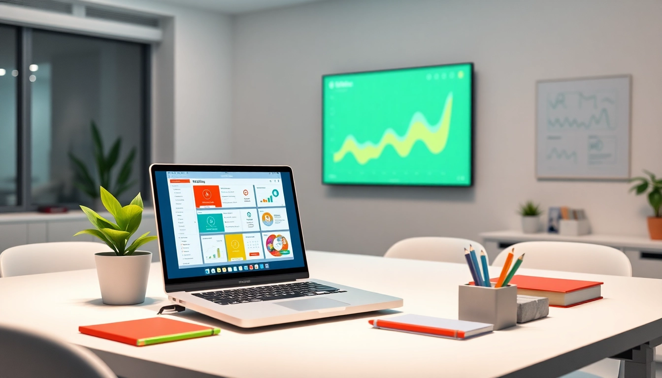 展示 WPS Office 的现代化办公空间，互动科技与专业氛围。