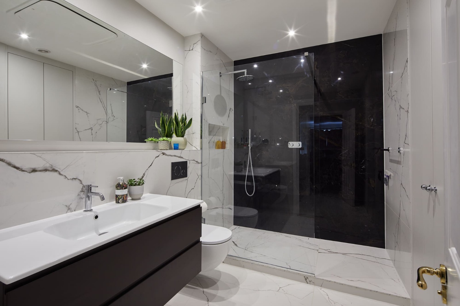 Shower Screens Semi Frameless with Premium Glass