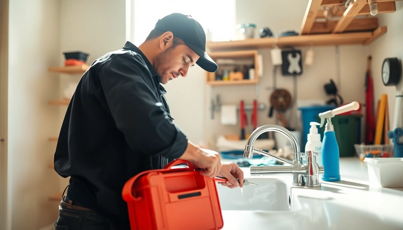 Professional plumber repairing sink showcasing plumbing Lacey Wa expertise and service