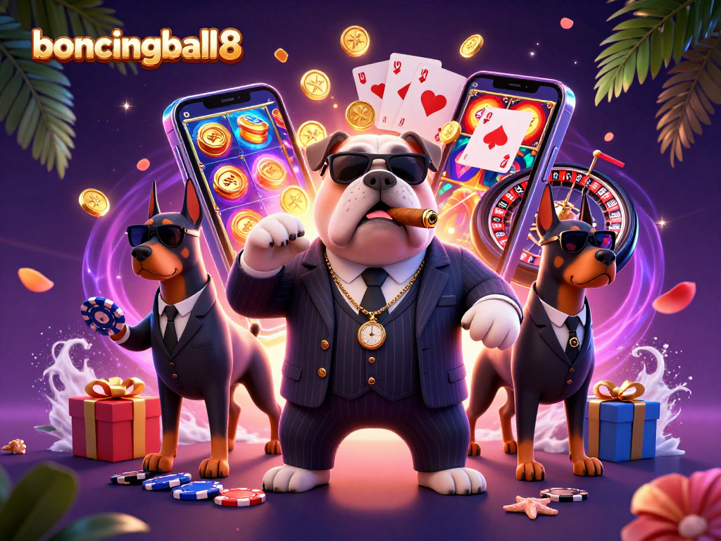 bouncingball8 স্লট গেমে জ্যাকপট নিতে ৩ডি ক্যাসিনো দৃশ্য তৈরি করেছে