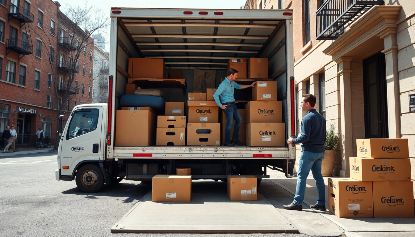 Experienced moving company bronx team efficiently handling a local move.