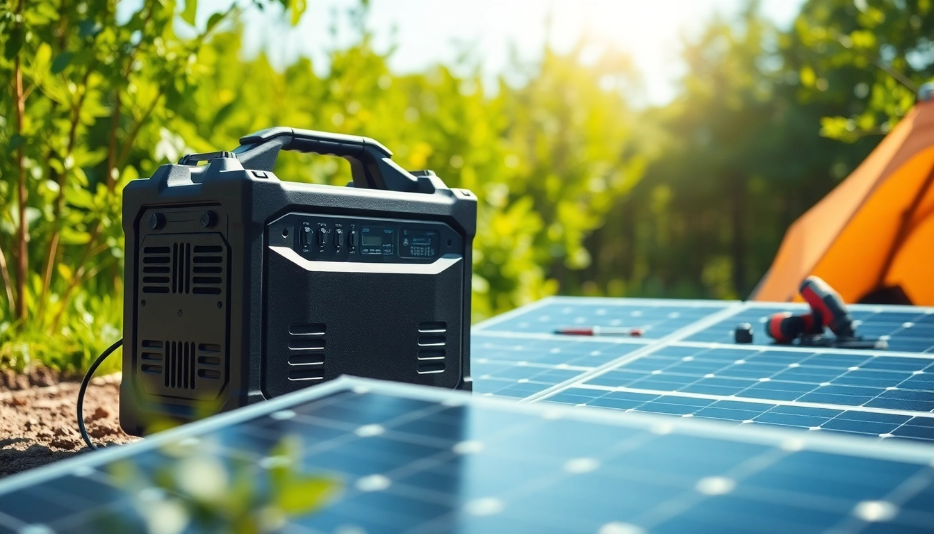 Utilize ecoflow philippines solar technology in a serene outdoor setting.