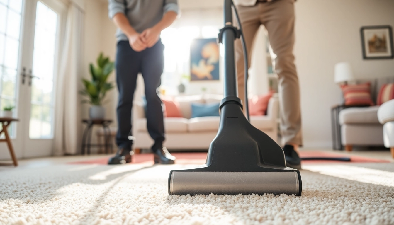 Experience expert carpet cleaning lincoln ca with a technician revitalizing a plush area rug.