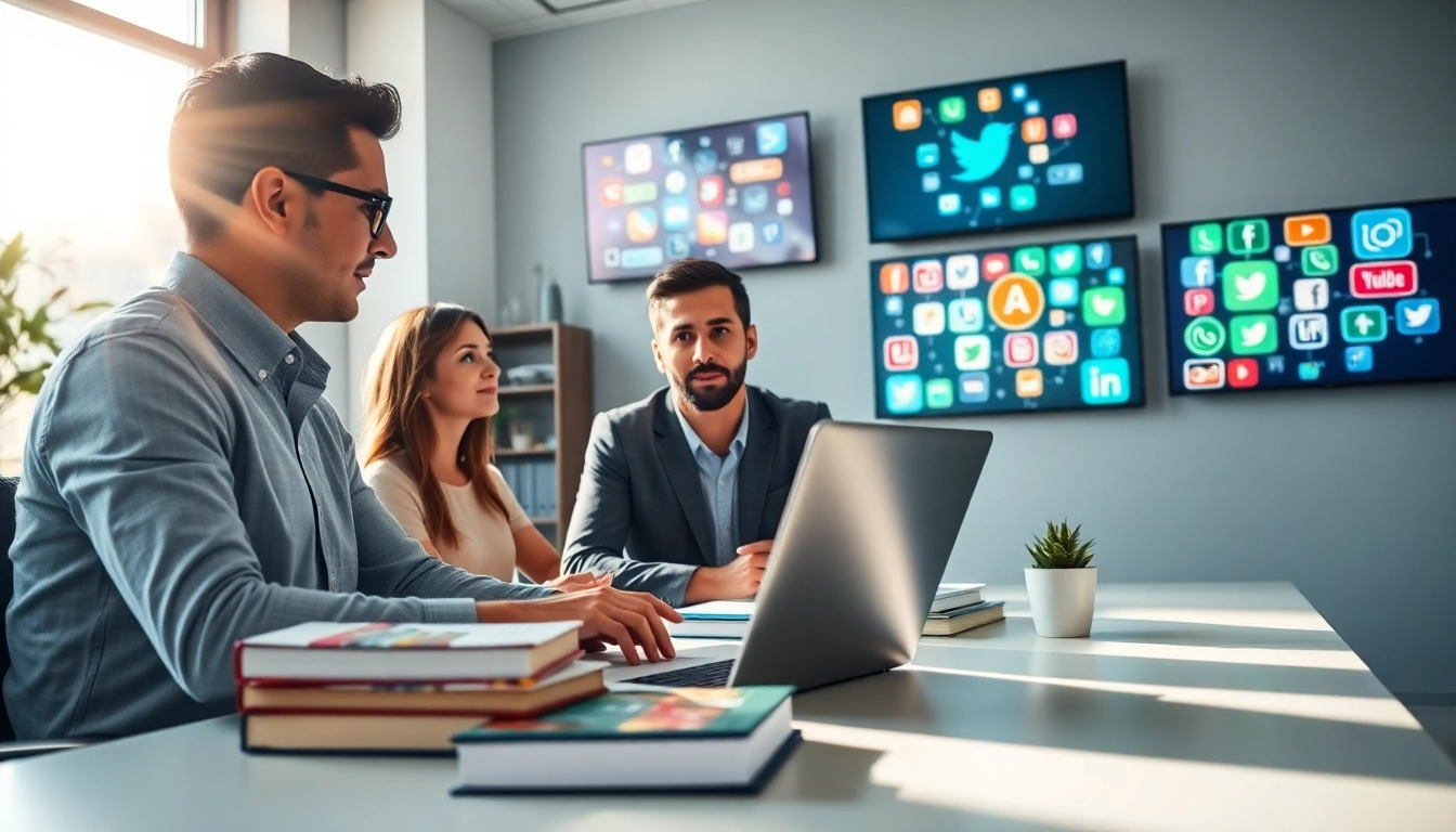 Boosting social media engagement represented by a digital marketer strategizing at https://boost-social-media.com.