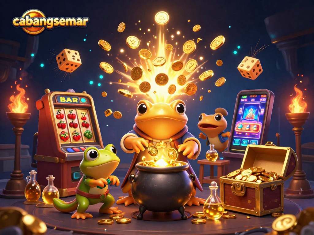 Cabangsemar hadir dengan alchemist salamander yang menyiapkan kemenangan kaya dengan koin emas.