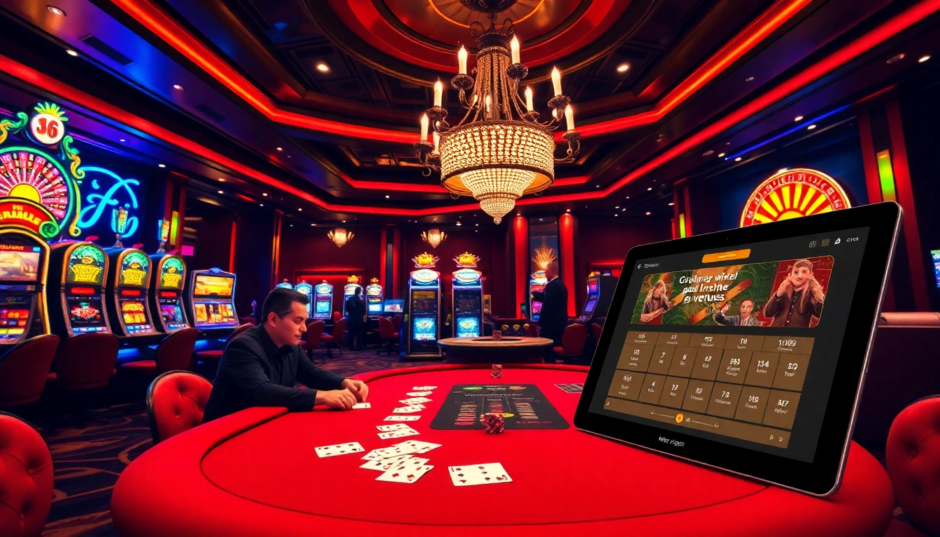 Experience thrilling gameplay at https://f8bet.ventures/ with exciting casino tables and vibrant slot machines.