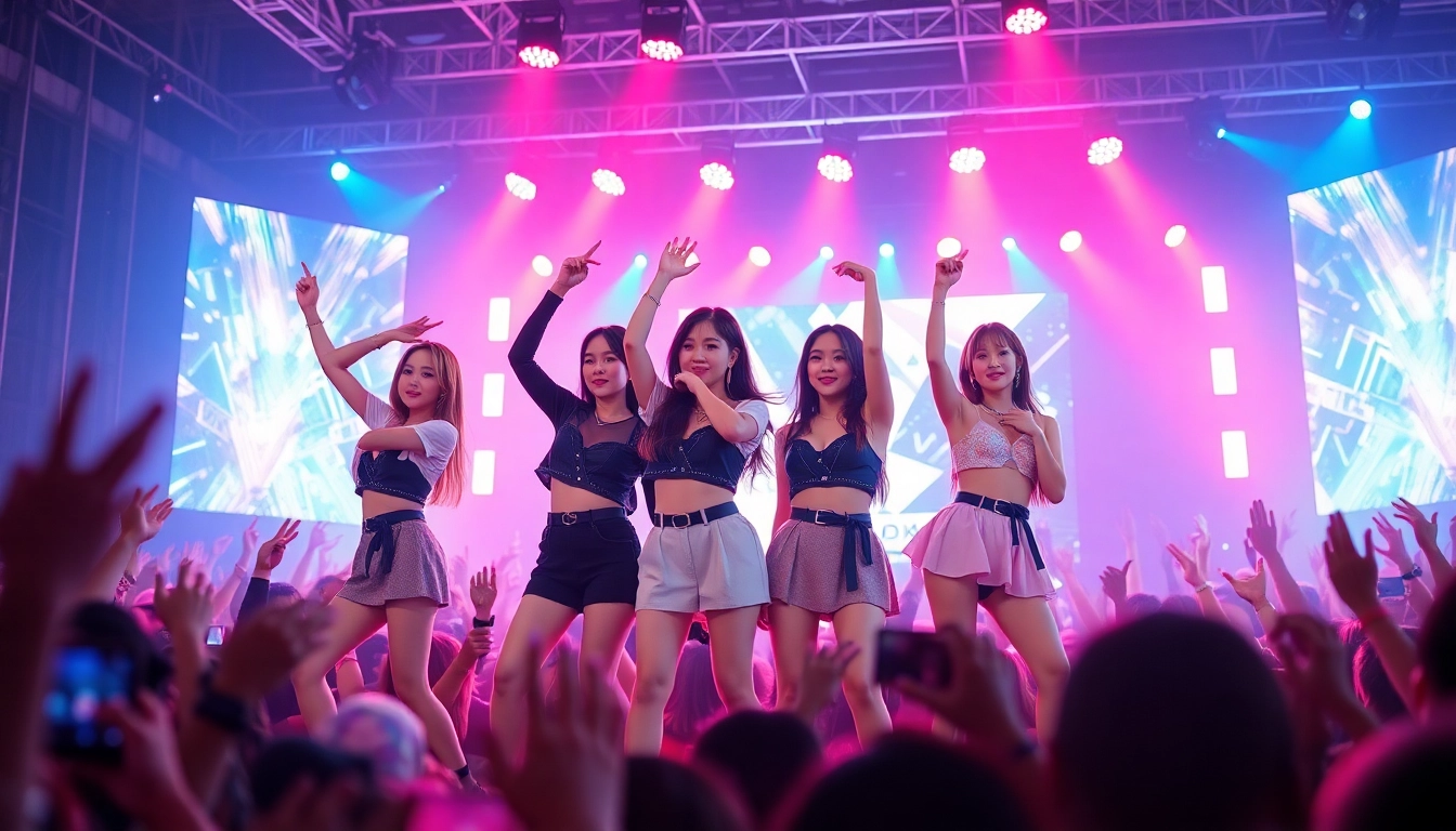 Captivating performance of BLACKPINK on stage, showcasing the latest Blackpink news.