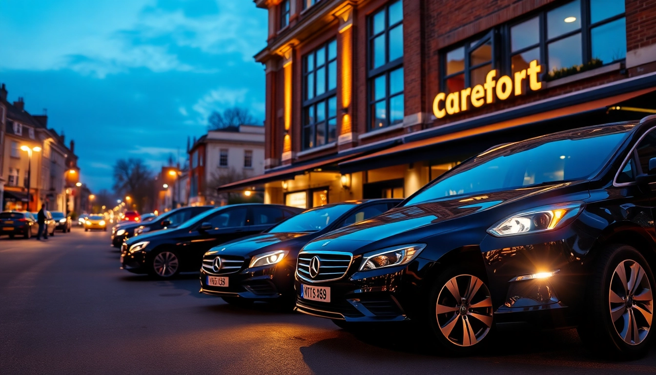 Efficient West bridgford Taxi service parked elegantly, reflecting convenience and urban charm.