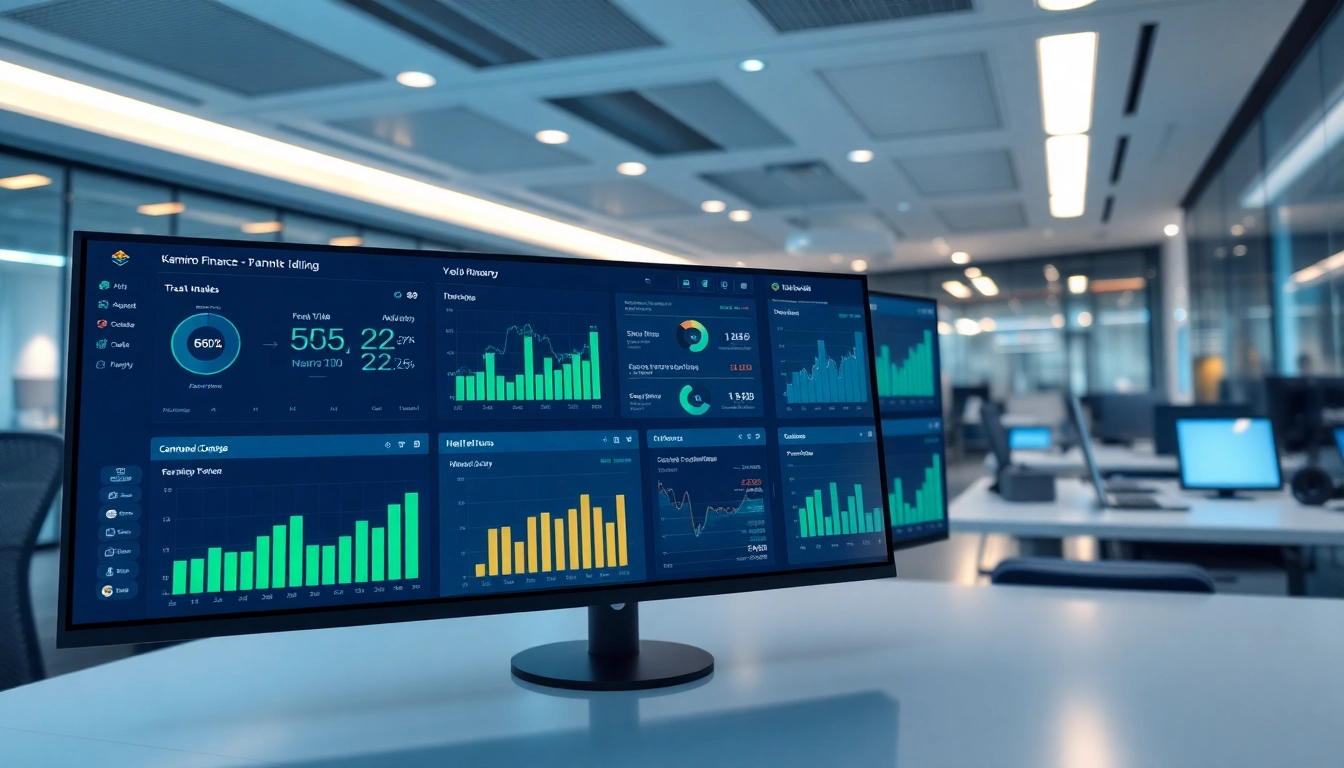 Professional financial dashboard for Kamino Finance showcasing DeFi analytics and metrics.