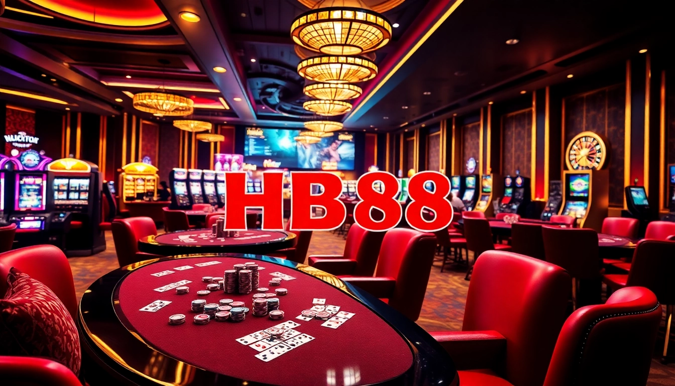 Experience the excitement of HB88 casino with thrilling games and vibrant atmosphere.