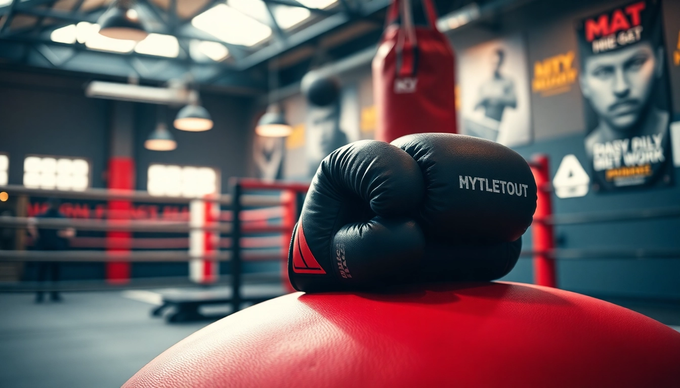 Hochwertige MMA gloves auf einem Trainingssack, der die Strapazierfähigkeit und Stiligkeit der Handschuhe betont.