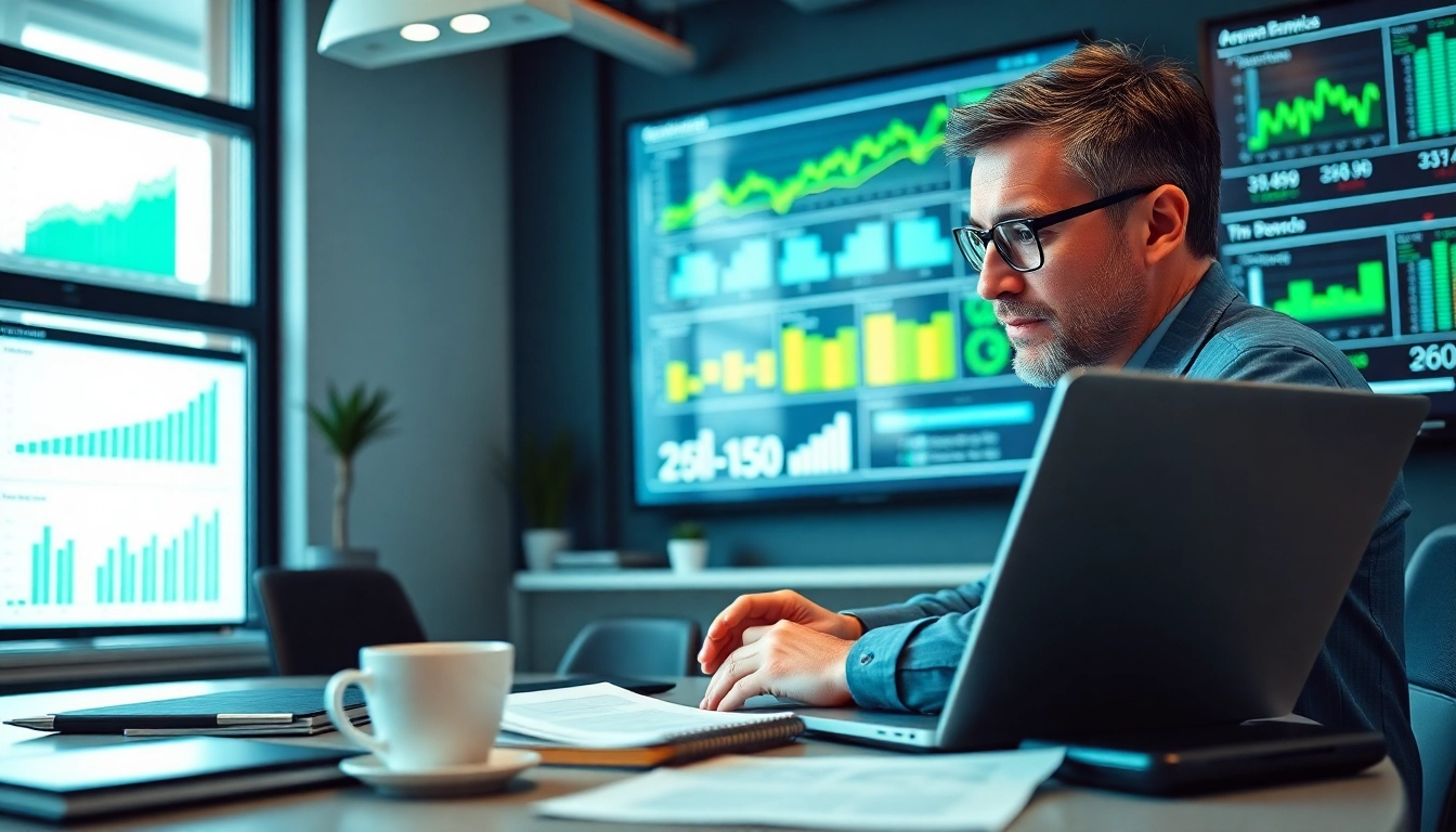 Analyzing data for answer engine optimization in a modern work environment with digital tools.