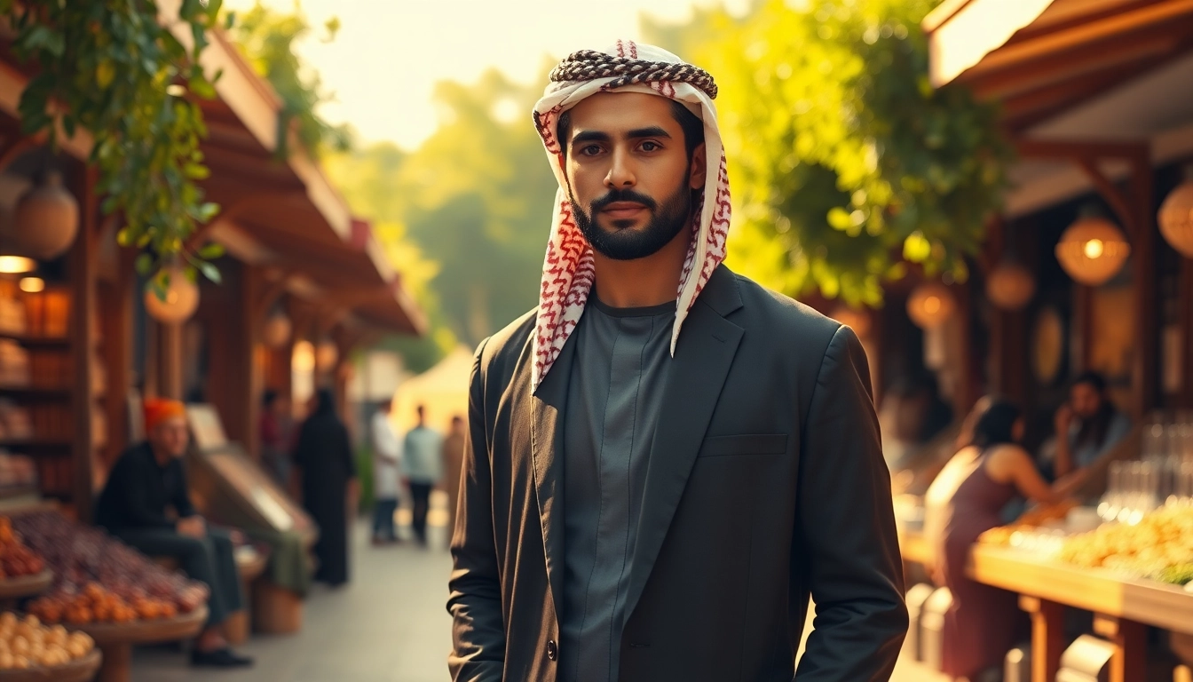 Discover premium Jabbahs crafted with care for style and dignity in a vibrant market setting.