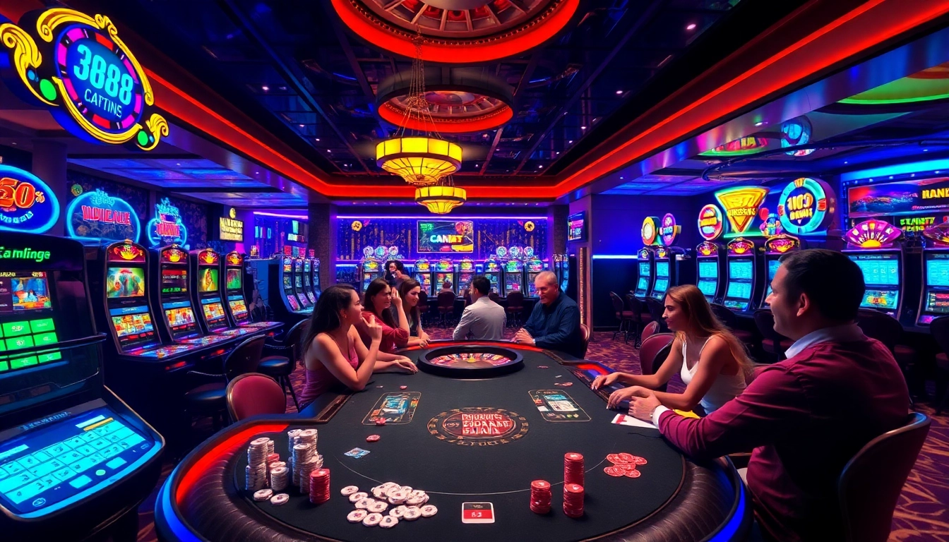 Experience high-stakes excitement with nhà cái tg88 in a luxurious casino gaming atmosphere.