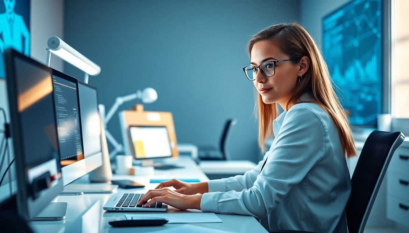 Optimizing google seo for digital marketing strategies in an engaging workspace.
