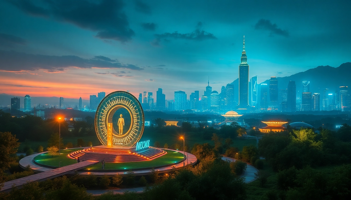 Experience the visionary landscape of the Gilgamesh Project at www.trilgameshproject.com featuring a tech-savvy city.