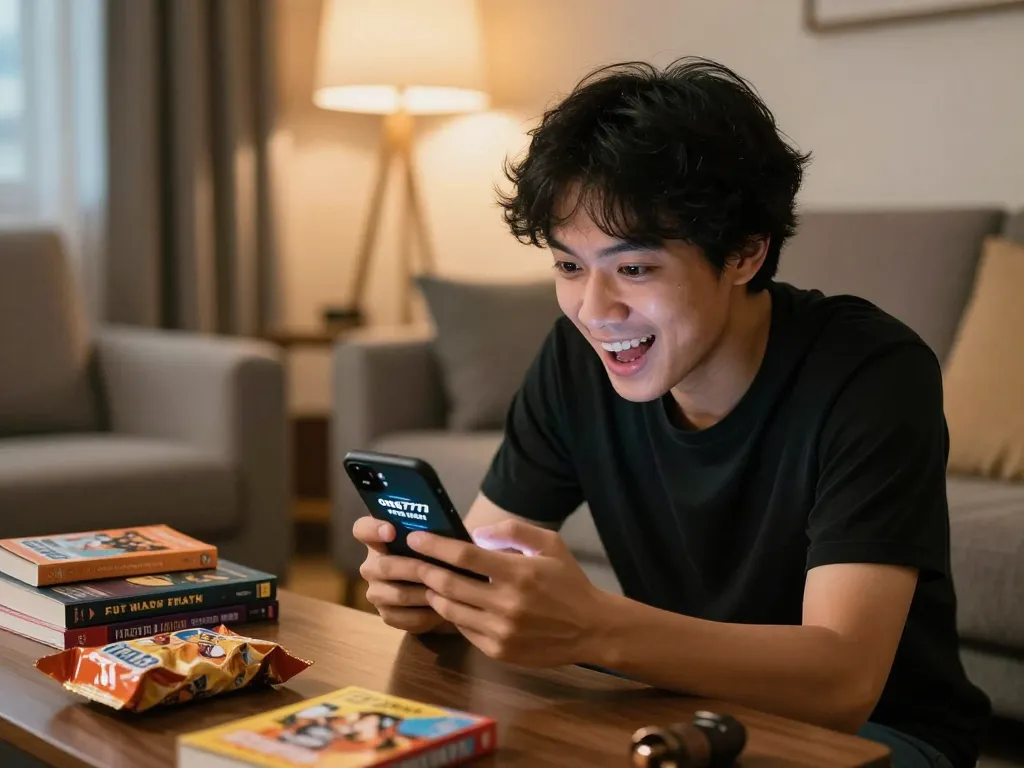 Using the ong777 Free Credit No Deposit e-wallet app for an exciting online casino game on smartphone