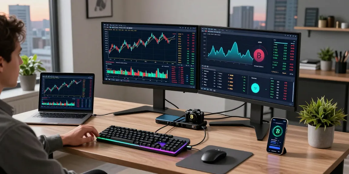 Best cloud mining platform 2026 in a modern crypto trading workspace with Bitcoin charts and DeFi interfaces.