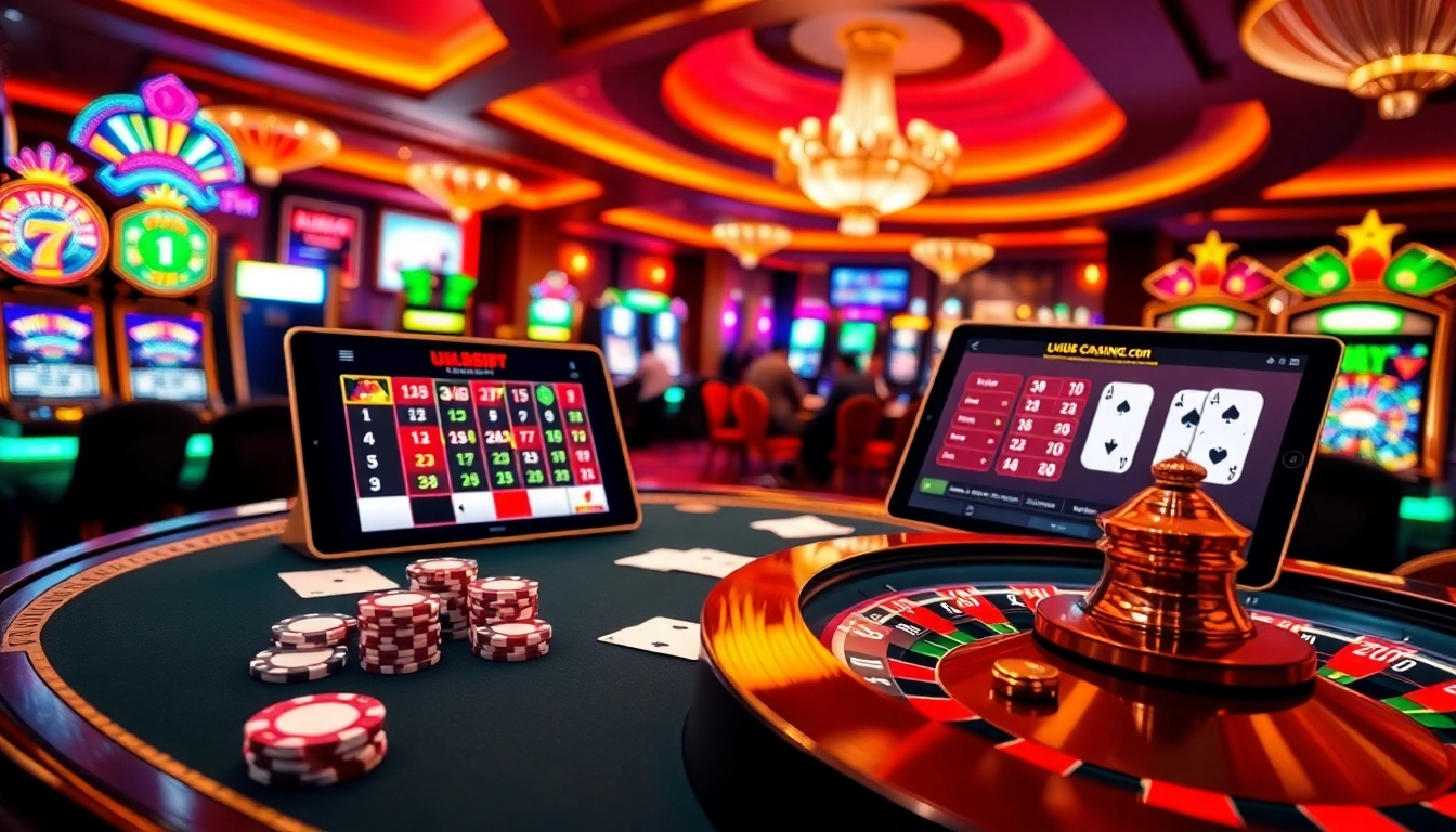 Experience thrilling gaming at uu88 .com with vibrant casino tables and exciting slot machines.