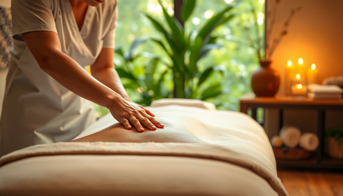 Experience the benefits of griesbach massage with a therapist's focused technique in a serene setting.