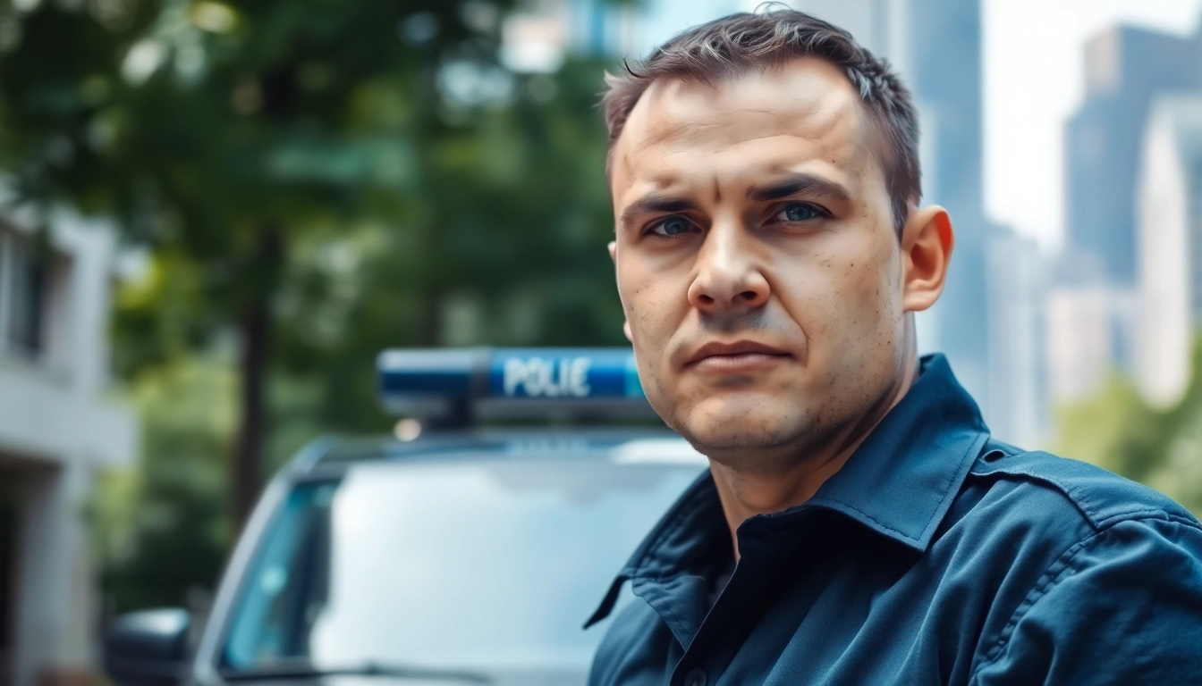 Security Guards maintain vigilance in urban areas, showcasing a confident and professional presence.