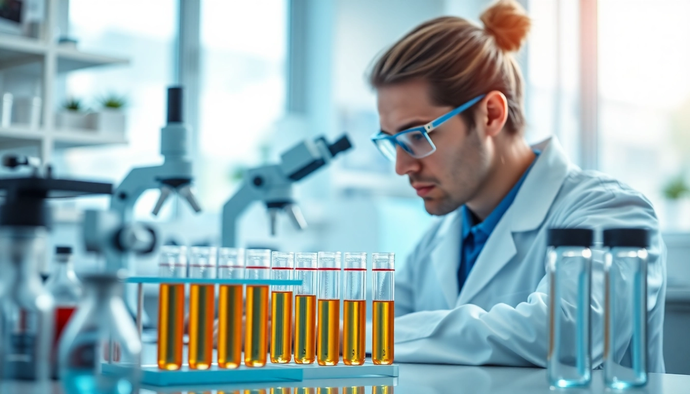 NAD+ analysis in clean laboratory, showcasing advanced scientific techniques.