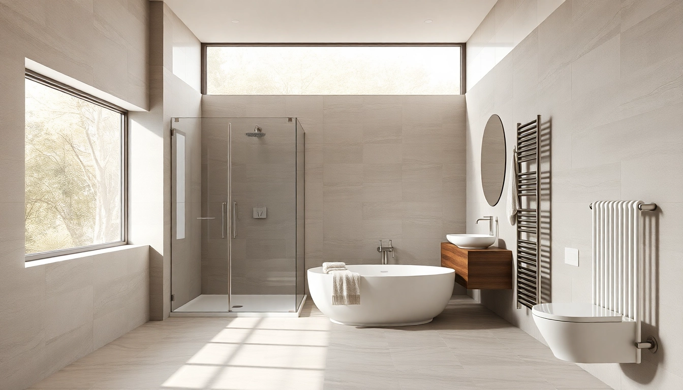 Verbessern Sie Ihr Badezimmer mit sonni sanitär Produkten wie eleganten Duschkabinen und Heizkörpern.