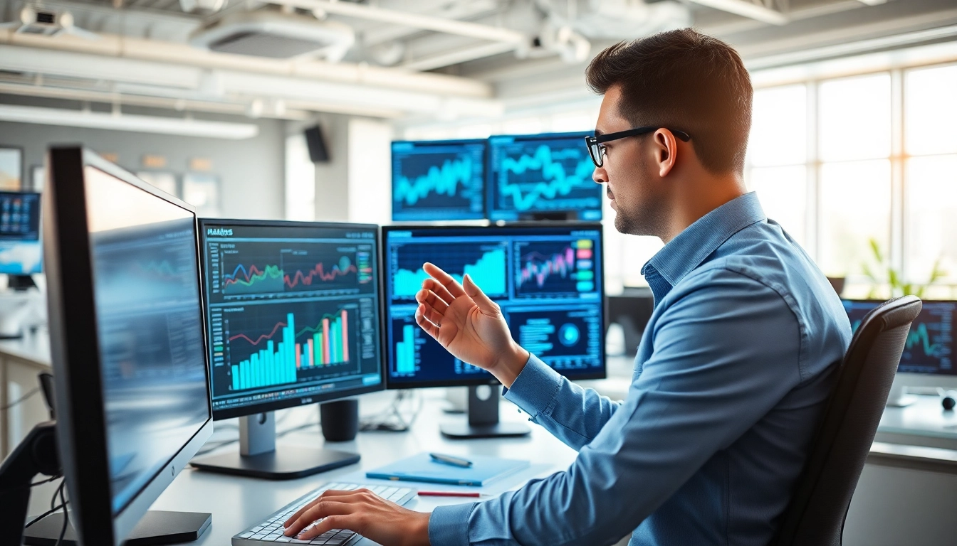 Analyze AI for competitive intelligence insights in a modern office environment.