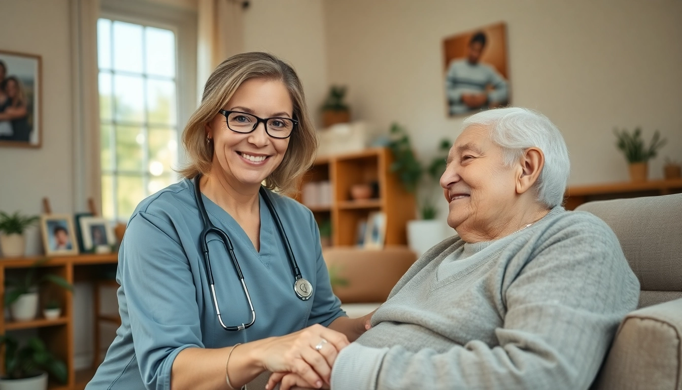 Caregiver providing in home care austin tx support in a warm, inviting environment.