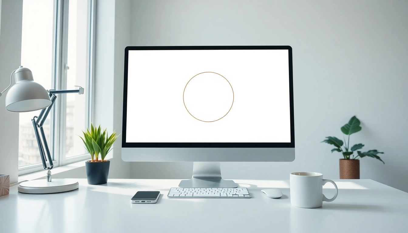 Crop image online using an intuitive circle cropping tool in a modern workspace.