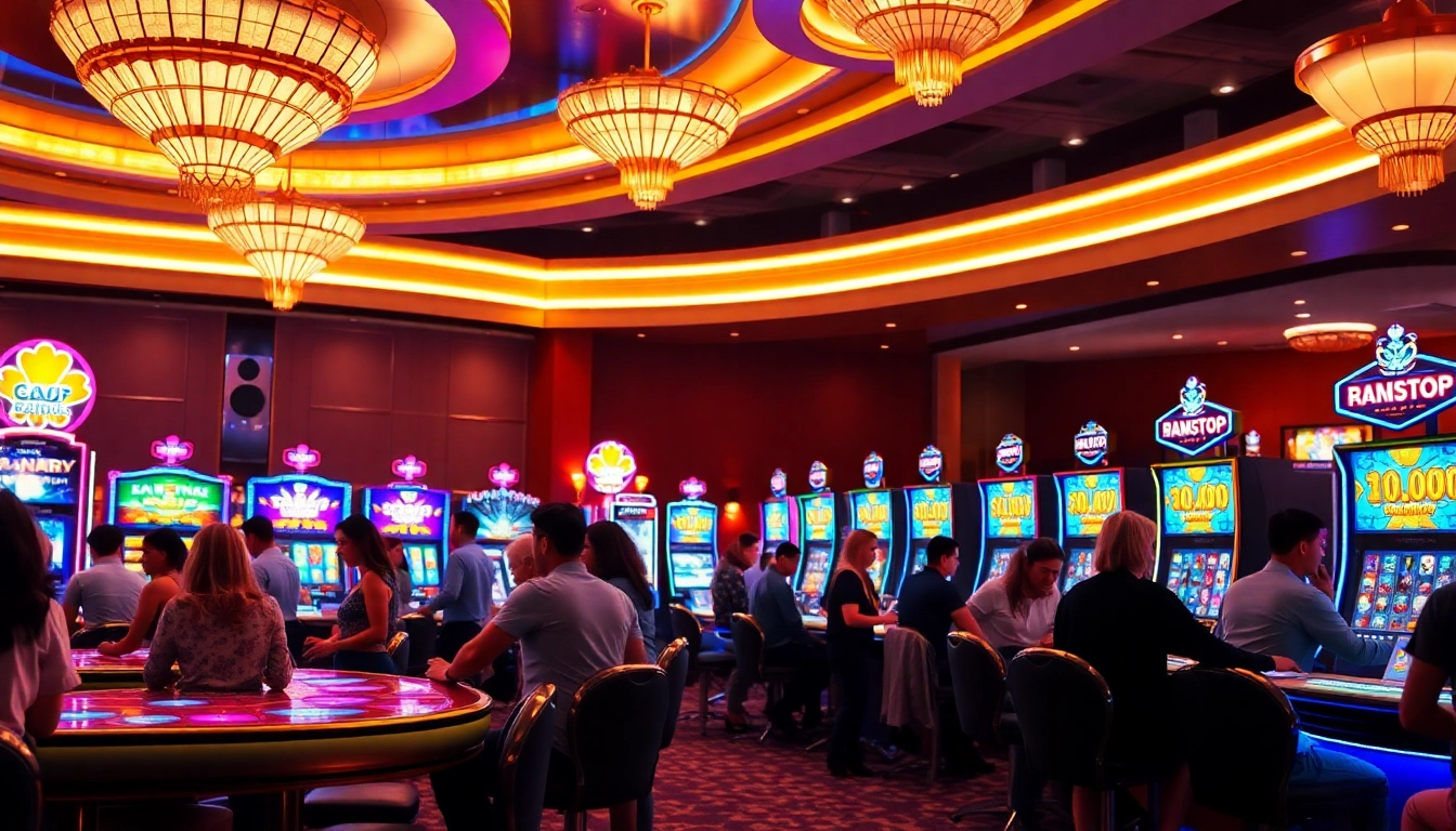 Experience the lively atmosphere of a Non gamstop casino with vibrant gaming options.