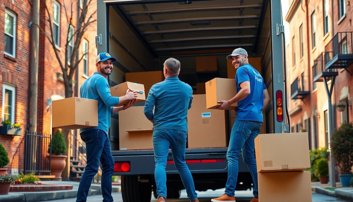 Efficient local movers boston handling a stress-free move in a sunny Boston neighborhood.