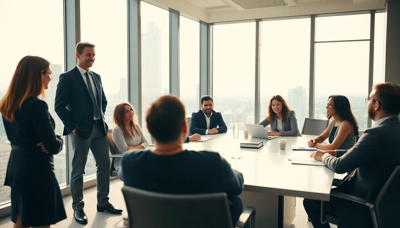 Connect with a business coach near me creating a collaborative session in a modern office.