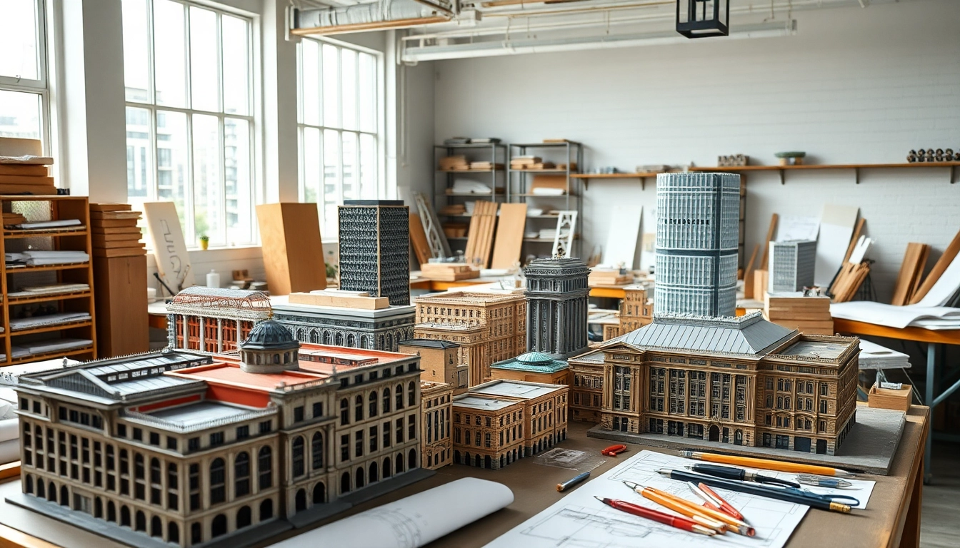 Erleben Sie architekturmodellbau Berlin mit beeindruckenden Miniaturmodellen in modernem Atelier.